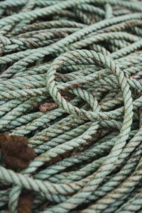 Pile of green rope. You can get therapy for Anxiety in St. Petersburg, FL with a St. Pete therapist. Get help from a skilled counselor in St. Pete today with online therapy in Florida.