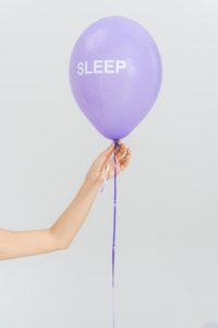Sleep balloon to demonstrate why anxiety treatment in St. Petersburg, FL with online therapy in Florida.